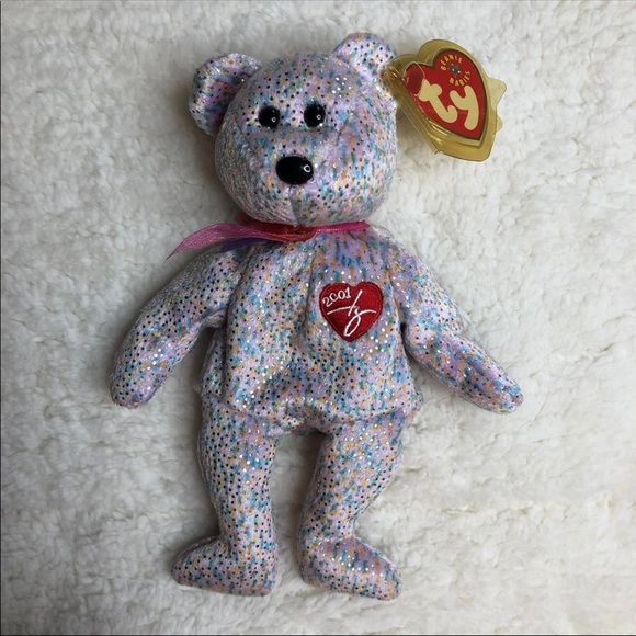 beanie baby 2001 signature bear